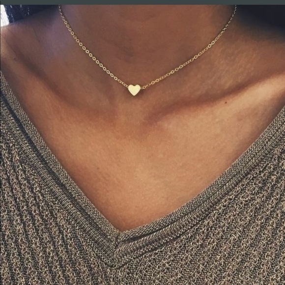 pinklabelco Jewelry - Gold Heart Necklace